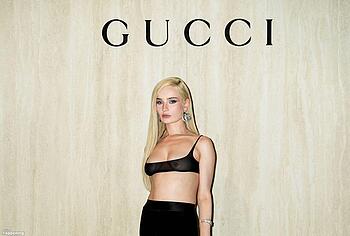 Kim Petras Nip Slip And See Through Public Photos