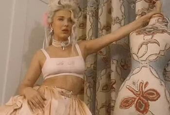 Millie Bobby Brown Looks Hot In Silk Retro Lingerie