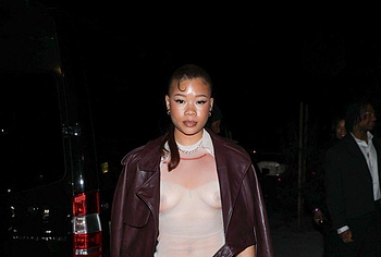 Storm Reid Nip Slip And See Through Pics