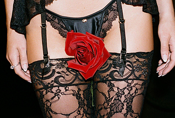 Sydney Sweeney Posing In Sexy Lace And Transparent Lingerie