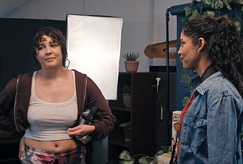 Shamilla Miller Nina Erasmus Nude Lesbian Scenes in Dinner to Die For