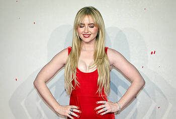 Kathryn Newton nipple slip moment