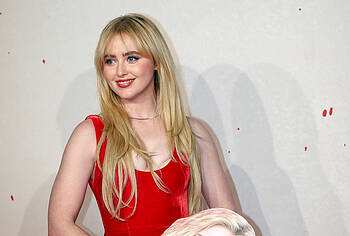 Kathryn Newton nipple slip moment