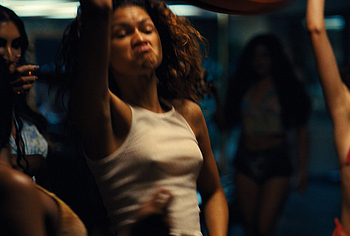 Zendaya Pokies And Emma Kotos Nude in Euphoria