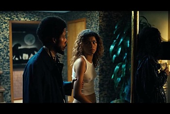 Zendaya Pokies And Emma Kotos Nude in Euphoria