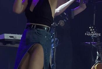 Maren Morris cameltoe upskirt and bikini pics