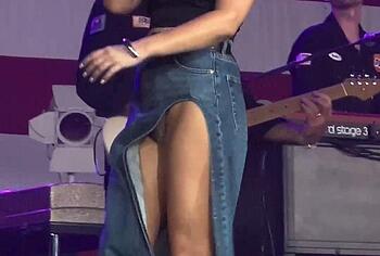 Maren Morris cameltoe upskirt and bikini pics