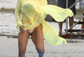 Rita Ora nude and cameltoe upskirt pics