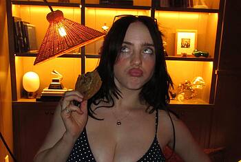 Billie Eilish Pantyhose Upskirt And Lingerie Pics
