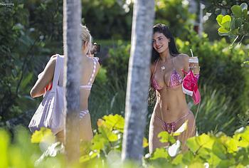 Kylie Jenner Tiny Bikini Ass Photos on the Beach