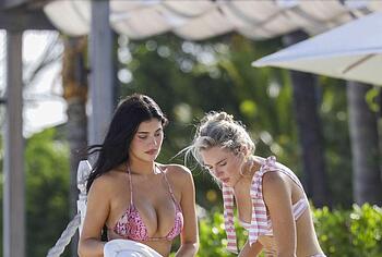Kylie Jenner Tiny Bikini Ass Photos on the Beach