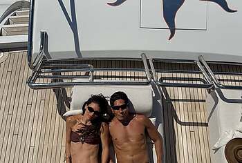 Jessica Alba Relaxing In Bikini With Young Boyfriend On a Beach