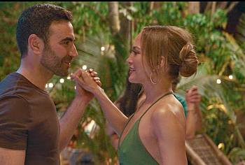 Jennifer Lopez Side Boobs and Bikini Scenes In Office Romance