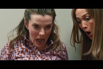 Betty Gilpin Pregnancy and Sexy in Office Romance