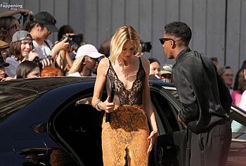 Anja Rubik Bare Tits Through Transparent Blouse