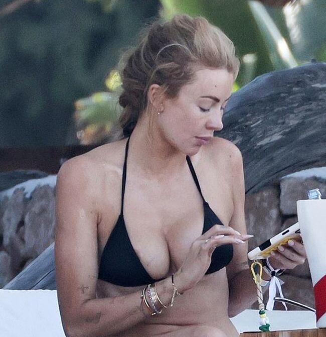 Olivia Attwood Nip Slip And Tiny Bikini Photos