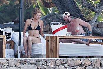 Olivia Attwood Nip Slip And Tiny Bikini Photos