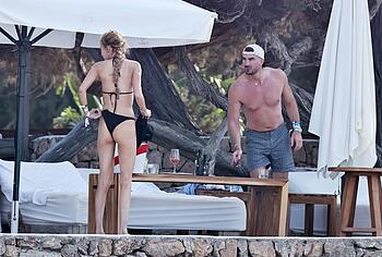 Olivia Attwood Nip Slip And Tiny Bikini Photos