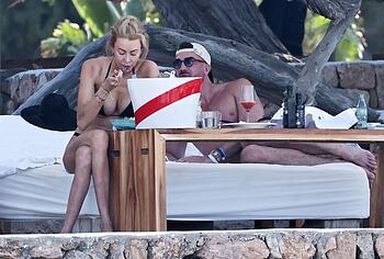 Olivia Attwood Nip Slip And Tiny Bikini Photos