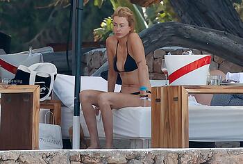 Olivia Attwood Nip Slip And Tiny Bikini Photos