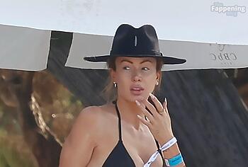 Olivia Attwood Nip Slip And Tiny Bikini Photos
