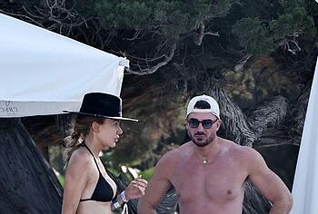 Olivia Attwood Nip Slip And Tiny Bikini Photos
