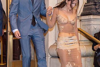 Millie Bobby Brown Flashes Her Nude Tits Through Dress
