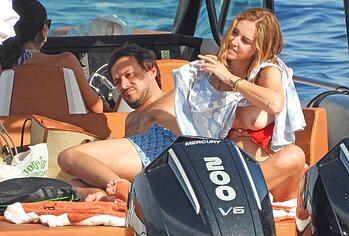 Chiara Ferragni Topless And Bikini Yacht Photos