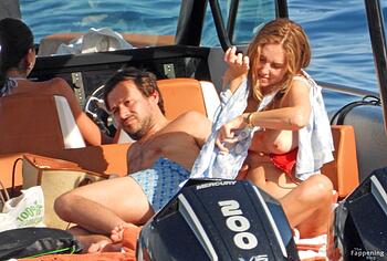 Chiara Ferragni Topless And Bikini Yacht Photos