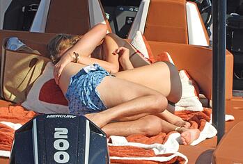 Chiara Ferragni Topless And Bikini Yacht Photos