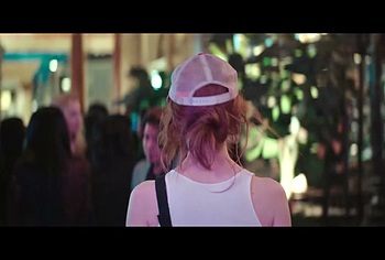 Anya Taylor-Joy Shakes Her Tits Without Bra in Lucky