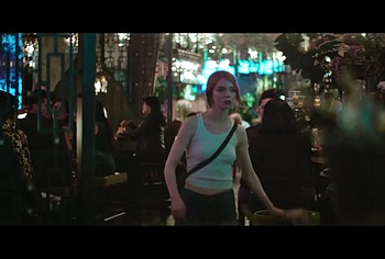 Anya Taylor-Joy Shakes Her Tits Without Bra in Lucky