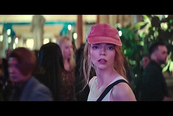 Anya Taylor-Joy Shakes Her Tits Without Bra in Lucky