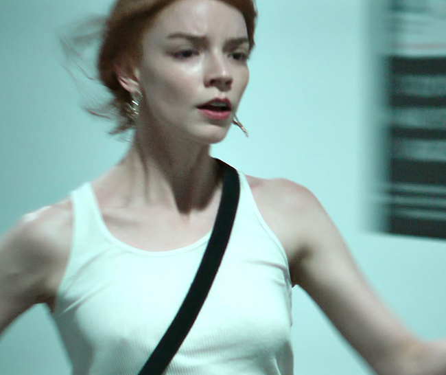 Anya Taylor-Joy Shakes Her Tits Without Bra in Lucky