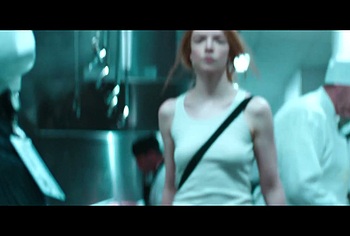 Anya Taylor-Joy Shakes Her Tits Without Bra in Lucky