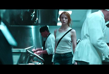 Anya Taylor-Joy Shakes Her Tits Without Bra in Lucky