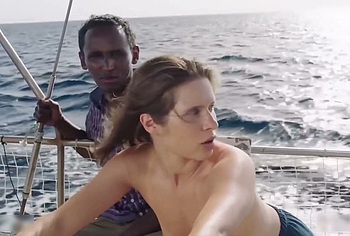 Daphne Patakia Nude Topless Scenes in Everybody Calls Me Mike