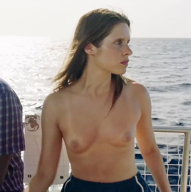 Daphne Patakia Nude Topless Scenes in Everybody Calls Me Mike