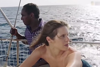 Daphne Patakia Nude Topless Scenes in Everybody Calls Me Mike