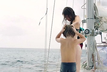 Daphne Patakia Nude Topless Scenes in Everybody Calls Me Mike