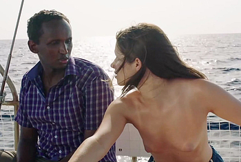 Daphne Patakia Nude Topless Scenes in Everybody Calls Me Mike