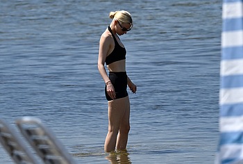 Anya Taylor-Joy Paparazzi Bikini Top and Sexy Beach Pics