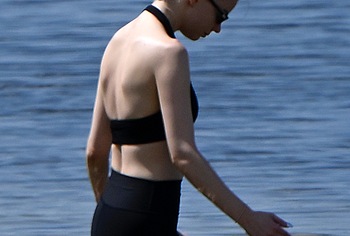 Anya Taylor-Joy Paparazzi Bikini Top and Sexy Beach Pics