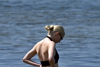 Anya Taylor-Joy Paparazzi Bikini Top and Sexy Beach Pics