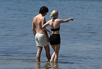 Anya Taylor-Joy Paparazzi Bikini Top and Sexy Beach Pics