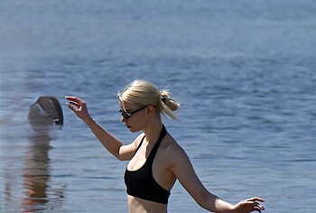 Anya Taylor-Joy Paparazzi Bikini Top and Sexy Beach Pics
