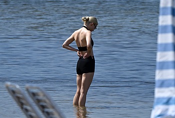 Anya Taylor-Joy Paparazzi Bikini Top and Sexy Beach Pics