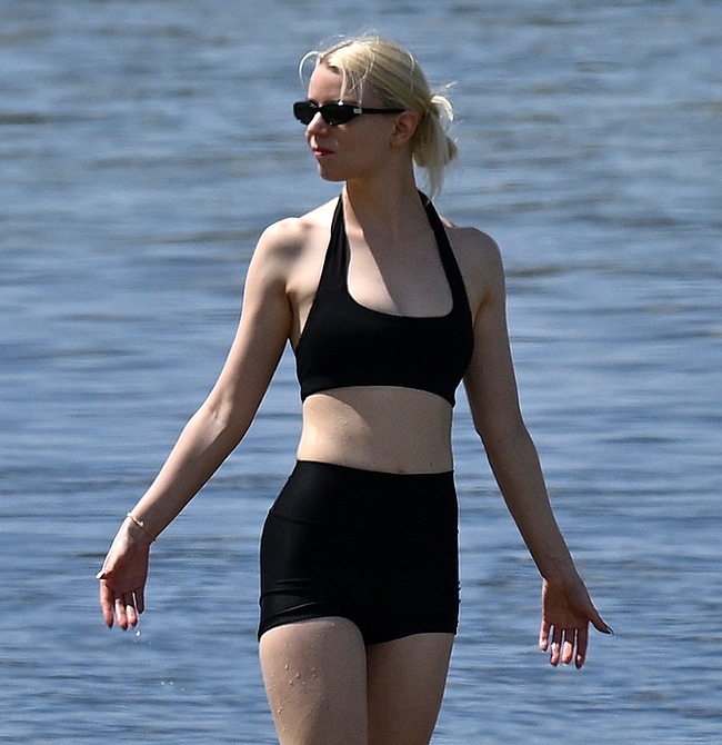 Anya Taylor-Joy Paparazzi Bikini Top and Sexy Beach Pics