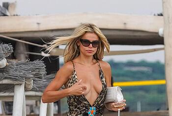 Brooks Nader Caught Flashing Nude Tits On a Beach