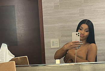 Cardi B Hot Striptease in Tiny Bikini Big Ass Twerking